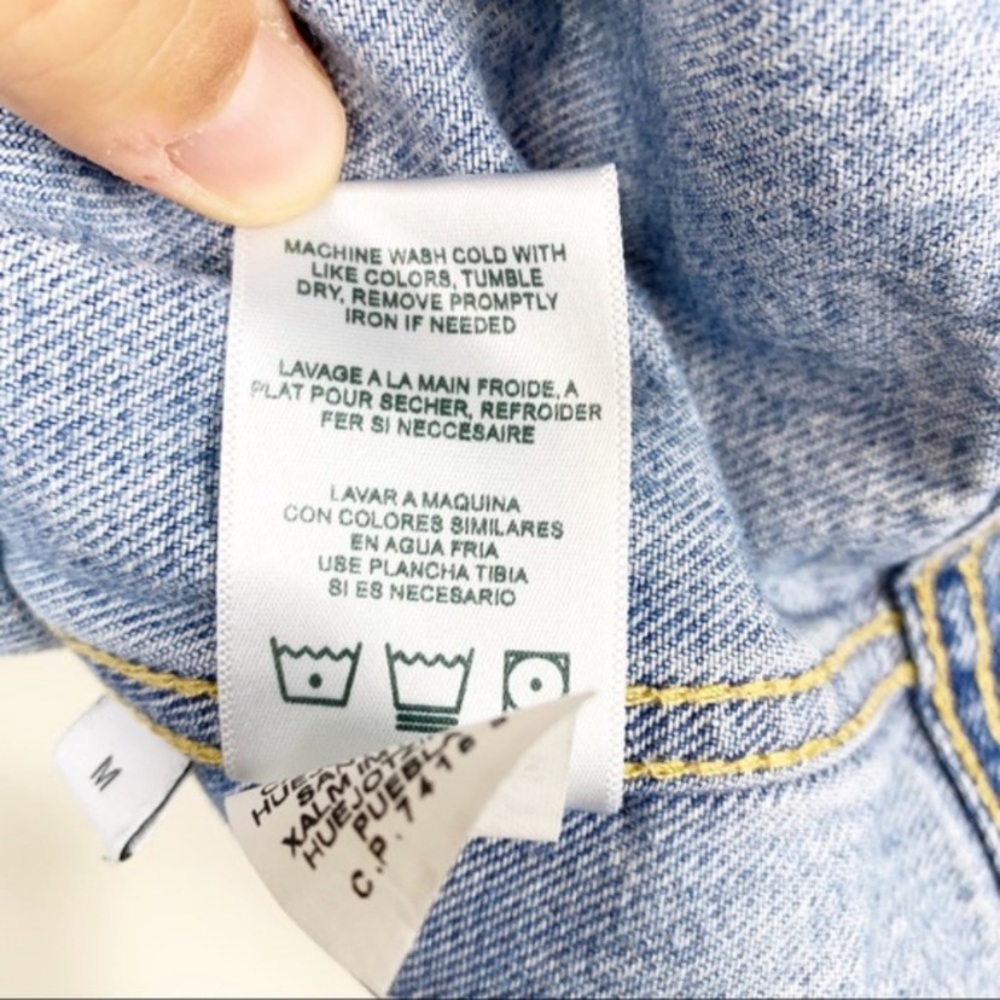 Re/Done | Distressed 70s Rodeo Denim Jacket NWT - Picture 12 of 13